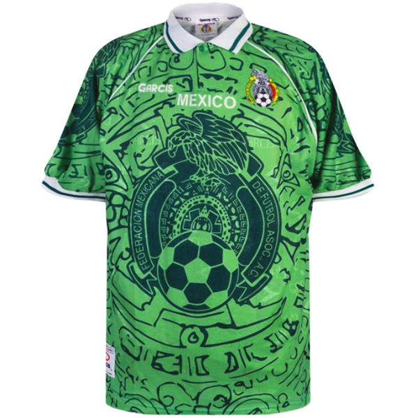 Mexico domicile maillot rétro uniforme de football deuxième maillot de football pour hommes 1998